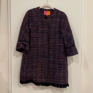 Vilagallo Tweed Cape Coat